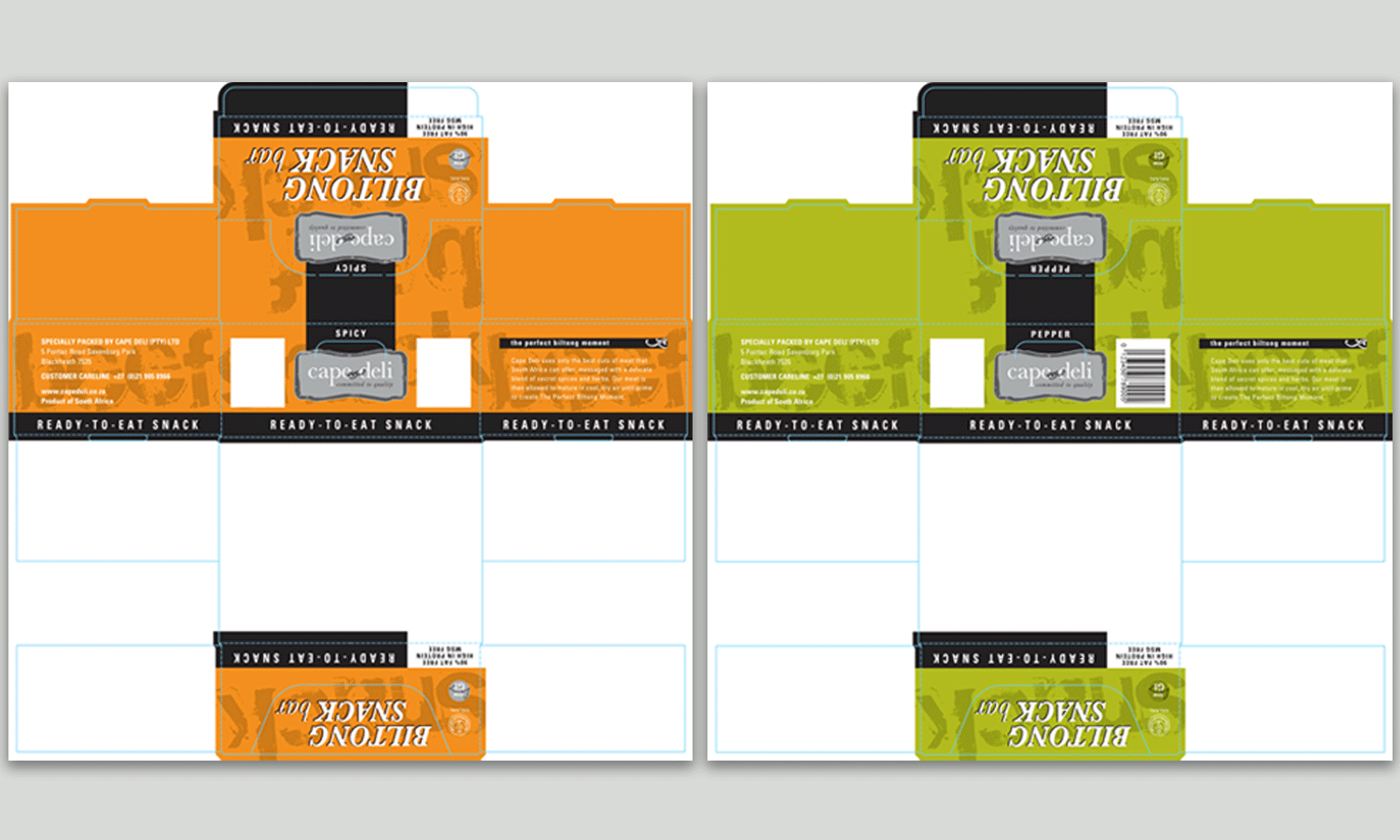 Packaging die cut